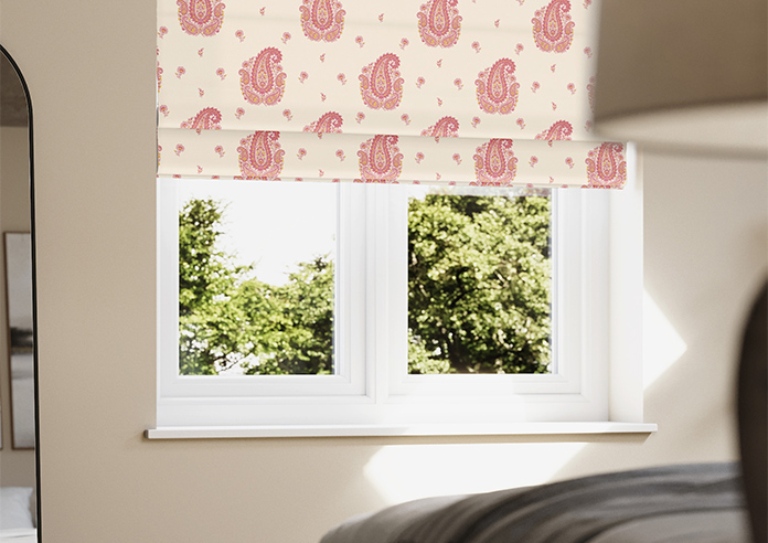 Petal & Block Boothi, Sunset - Twist&Fit Roman Blind - Image 5